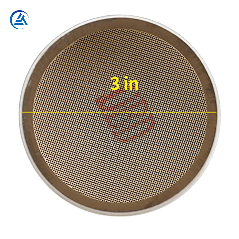 Conversor catal&iacute;tico universal de tr&ecirc;s vias de alta qualidade, cer&acirc;mica de alto fluxo