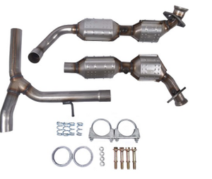 محول حفاز لـ 2004-2006 Ford F150 5.4L V8 4WD جانب السائق والراكب 50553,53569,19166,19259,645217,645218,30494,30495